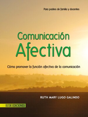 cover image of Comunicación afectiva
